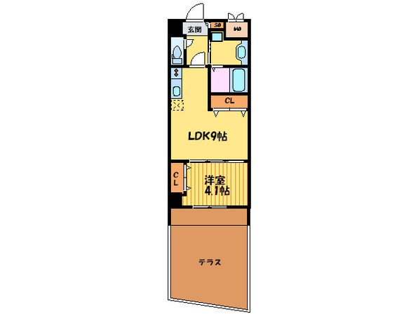 ビクトワ－ル西大路御池の物件間取画像